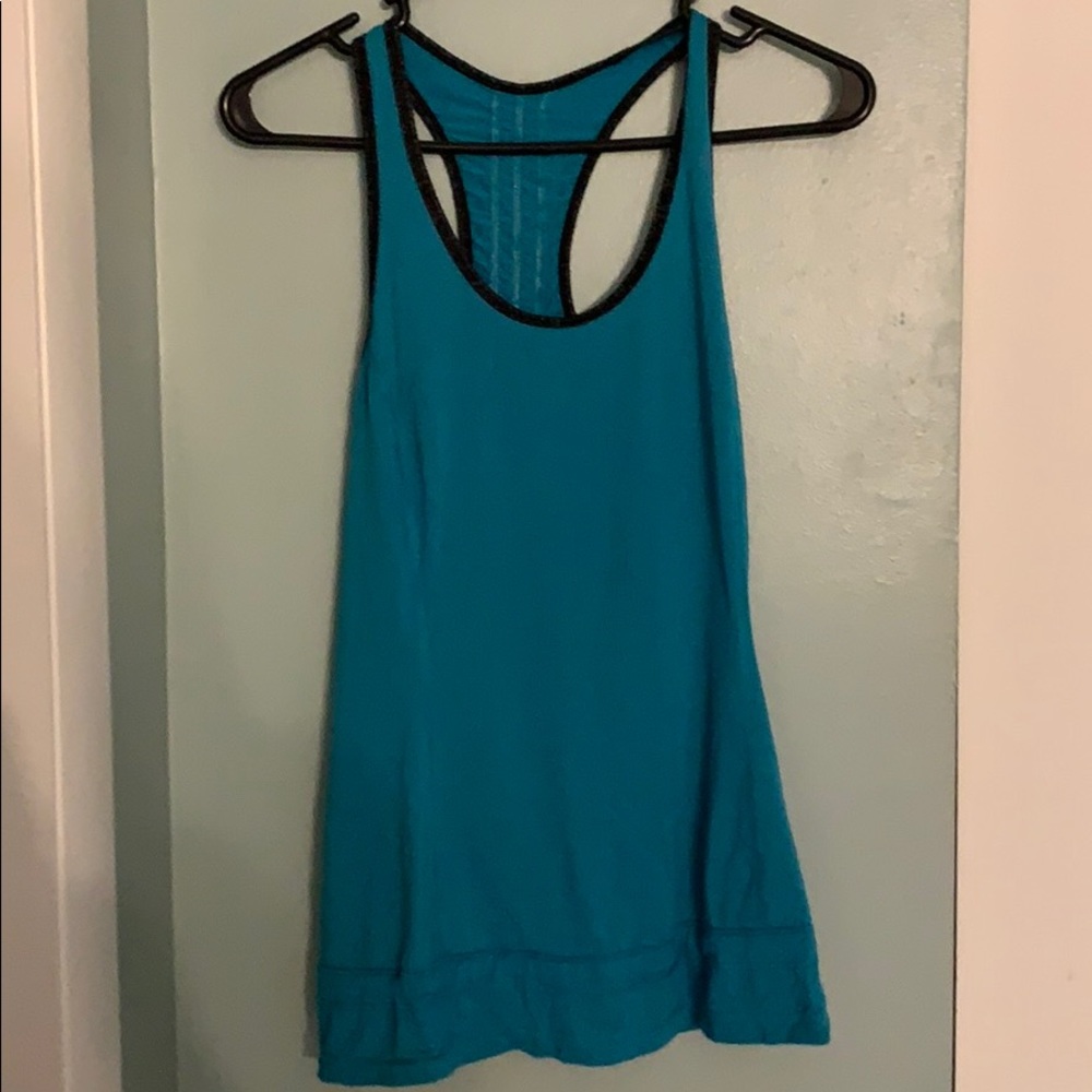 teal S adjustable band with key pocket lululemon